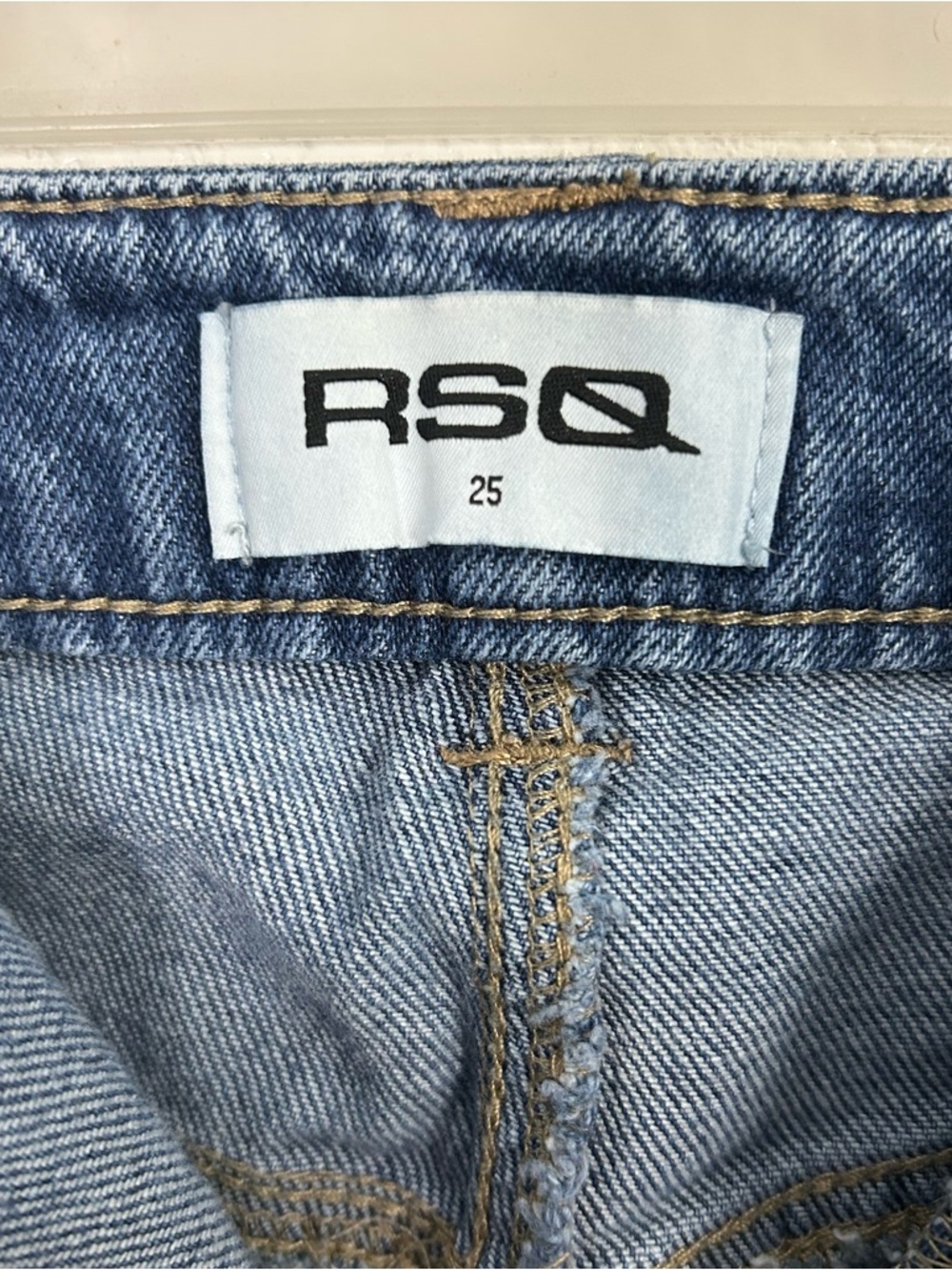 RSQ Gwen High Rise Patch Pocket Flare Leg Jeans - Picture 7 of 8